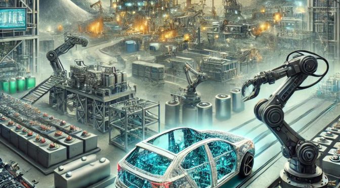 The Environmental Impact of Producing a Single Electric Vehicle